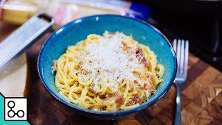 Carbonara à litalienne  YouCook [upl. by Tergram]