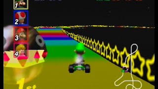 Mario Kart 64  Rainbow Road N64 [upl. by Assenat844]