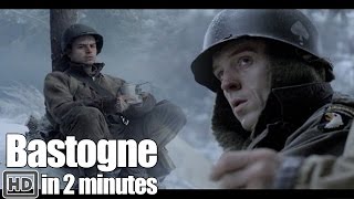 Band of Brothers in 2 minutes  Part 6 Bastogne [upl. by Nerha]