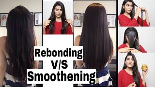 Hair Rebonding  Hair Smoothening Differences  Post Treatment Care  Super Style Tips [upl. by Alberta]