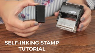 How to ReInk SelfInking Stamps [upl. by Penni]