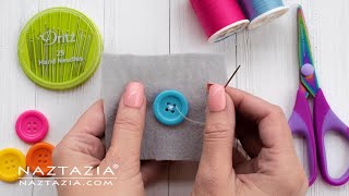 HOW to SEW by HAND for BEGINNERS  Learn BASIC SEWING Skills [upl. by Chancelor852]