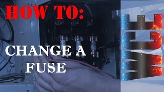 How to Change a Fuse  Replace Disconnect Fuse [upl. by Egas724]