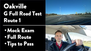 Oakville G Full Road Test Route 1 out of 2  Full Route amp Tips on How to Pass Your Driving Test [upl. by Beatriz217]