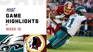 Eagles vs Redskins Week 15 Highlights  NFL 2019 [upl. by Tingley]