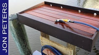 How to Make a Fish Cleaning Table  Work Station [upl. by Kermit]