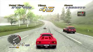 Outrun 2 Arcade Mode All Routes And Endings [upl. by Fulmis]