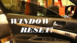 NissanInfiniti Power Window Reset [upl. by Hayn]