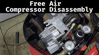 Broken Husky Air Compressor Disassembly and Diagnosis [upl. by Rosalind695]