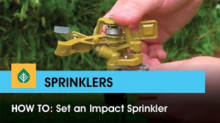 How To Set an Impact Sprinkler [upl. by Rehctelf622]