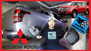 Mitsubishi Triton Mud Flaps  Guards How to Removal amp Replace Tutorial L200 Warrior [upl. by Mable]