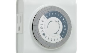 How to use GE 24 Hour Plug In Heavy Duty Indoor Mechanical Pin Timer [upl. by Zippora]