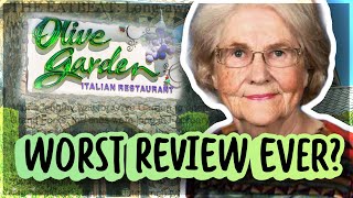 85 Year Old Lady Breaks Internet Story of Marilyn’s Olive Garden Review [upl. by Attenal]