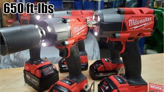 Milwaukee M18 FUEL 12quot amp 38quot MidTorque Impact Wrench Review  Beast Mode 296220 296020 [upl. by Elbart]