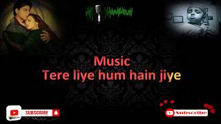 Tere Liye Veer Zara Karaoke With Lyrics [upl. by Ndnarb]