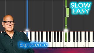 Ludovico Einaudi  Experience SLOW EASY Piano Tutorial [upl. by Mellie320]