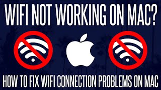 WiFi Not Working on Mac How to Fix WiFi Problems on macOSMacBook [upl. by Notterb]