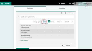 Microsoft Forms  Question Grid [upl. by Haswell]