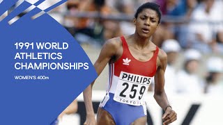 Womens 400m  World Championships Tokyo 1991 [upl. by Dracir]