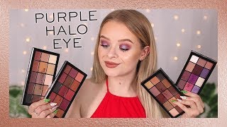 REVOLUTION  NEW RELOADED PALETTES  SUMMER PURPLE EYES TUTORIAL [upl. by Chlo132]