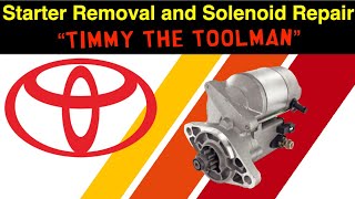 Starter Removal and Solenoid Repair [upl. by Rubinstein]