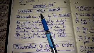 Cardinal Utility Analysis Economics [upl. by Salmon501]