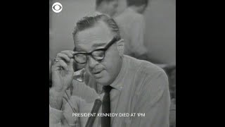 Walter Cronkite announces death of JFK [upl. by Nalaf900]