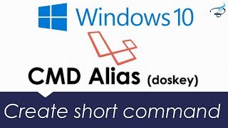 Create Command Prompt CMD Alias for php artisan command [upl. by Elohc]