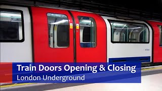 London Underground Doors Opening amp Closing [upl. by Kinna553]