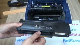 Xerox Phaser 3020  Replacing the Toner Cartridge [upl. by Greenland]