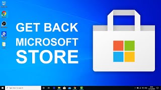 Fix Microsoft Store Missing  Greyed Out In Windows 10  Reinstall Microsoft Store [upl. by Hairehcaz]