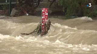 Inondations dans la région de Montpellier [upl. by Tabby]