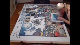 5000 piece Ravensburger Puzzle quotBeneath the Seaquot Time Lapse [upl. by Aikkan884]