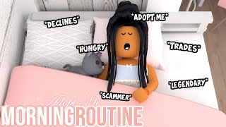 My Morning Routine in Adopt Me with PET  ROLEPLAY [upl. by Stanwinn]