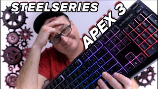 SteelSeries APEX 3 Gaming Keyboard Review [upl. by Ecirtnuahs]