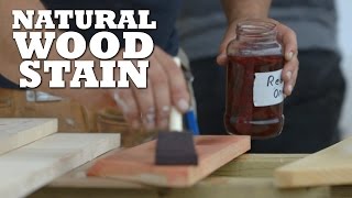 DIY Natural Wood Stains [upl. by Yelnek425]