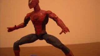 SpiderMan vs Green Goblin stop motion [upl. by Saber]