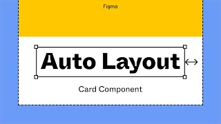 Figma tutorial Card component with auto layout [upl. by Reyaht422]