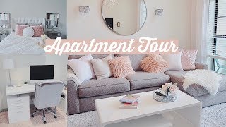 Furnished Apartment Tour  SIMPLE  GLAM [upl. by Ramad]