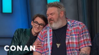 Kristian Nairn Hodor Would Forgive Bran Stark  CONAN on TBS [upl. by Stedmann636]