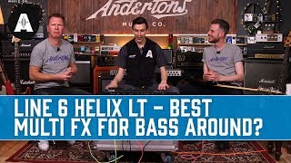 Line 6 Helix LT  The Best Multi FX for Bass Around [upl. by Yhtuv842]