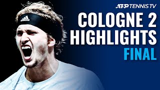 Alexander Zverev vs Diego Schwartzman  Cologne 2 2020 Final Highlights [upl. by Dwight]