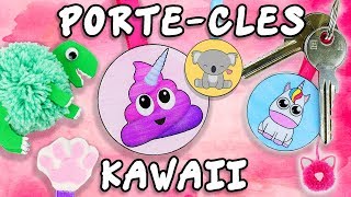 PORTE CLE KAWAII ANIMAUX DIY FACILE [upl. by Eenel897]