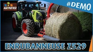 DEMO Enrubanneuse portée Z529 MetalFach by Agripartner [upl. by Perrie]