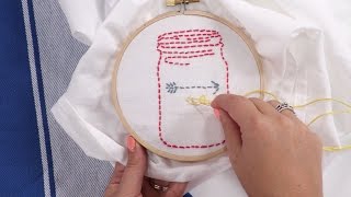 How To Make A HandStitched Tea Towel  Southern Living [upl. by Hayalat518]