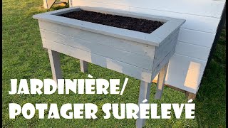 TUTO Comment fabriquer une jardinière  un potager surélevé [upl. by Warren619]