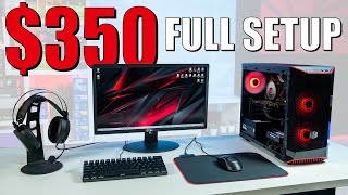 350 FULL PC Gaming Setup and How To Upgrade It Over Time [upl. by Vine930]