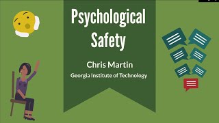 Psychological Safety An Introduction for Engineering Students [upl. by Melly197]