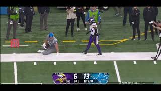 Dan Skipper Reported As Eligible Receiver THIS TIME  Detroit Lions vs Minnesota Vikings [upl. by Hultin]