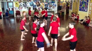 Ysgol Bryn Hedydd Welsh Folk Dance [upl. by Etnad]